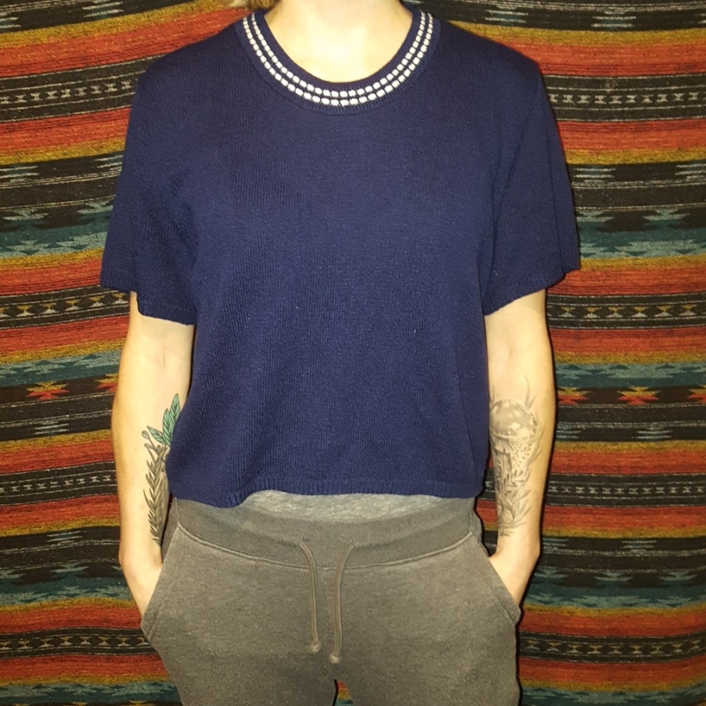 !Vintage! San Remi knit crop top